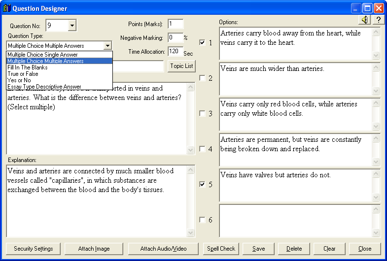 screenshot of Exam Pro